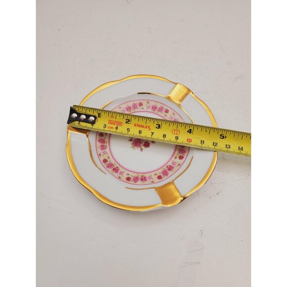 Vintage Limoges Veritable Porcelaine D’Art cobalt blue 22k gold ashtray- France - Picture 9 of 10